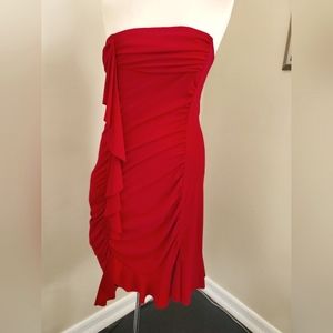 CHARLOTTE RUSSE red party dress size large